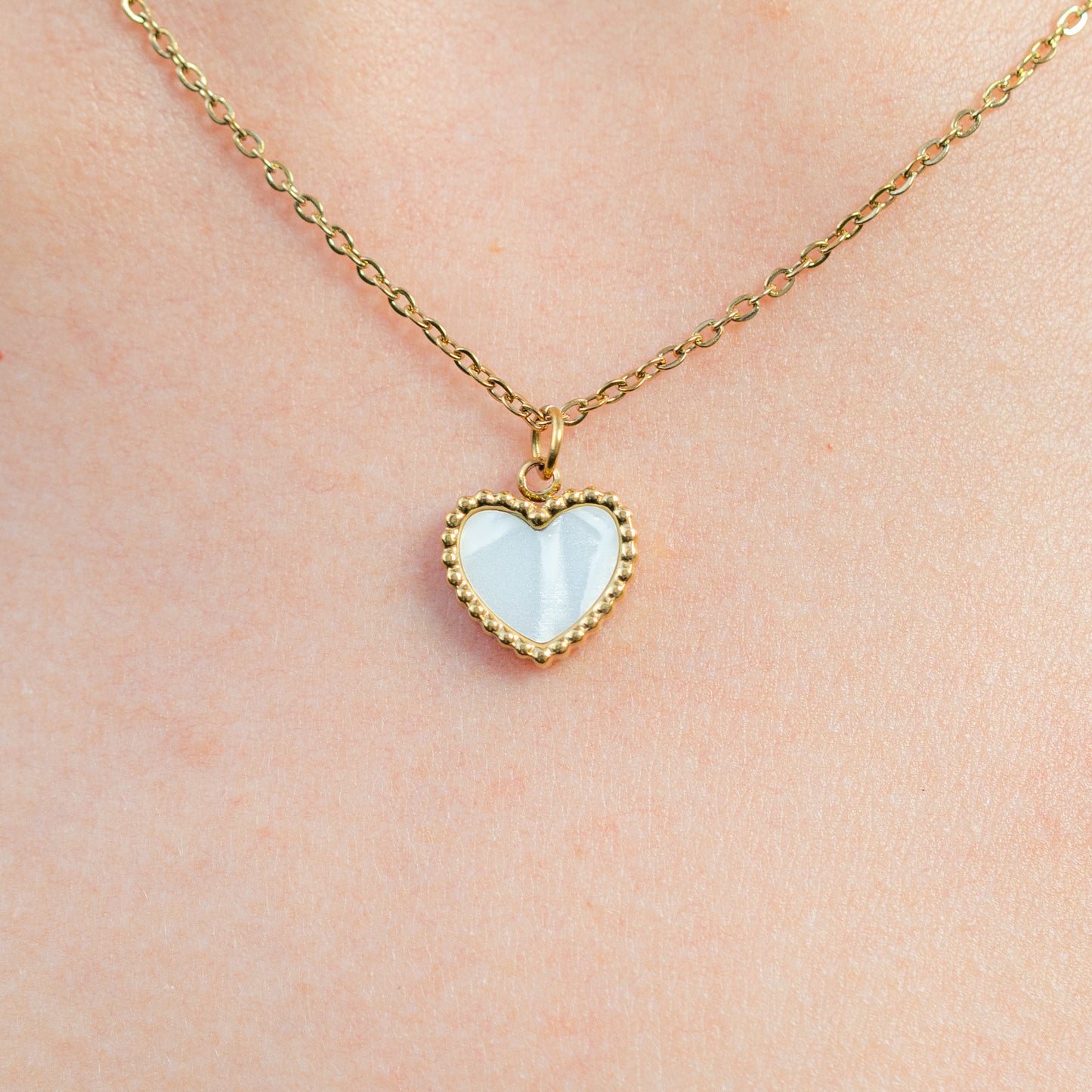 Cadena White Heart Mujer