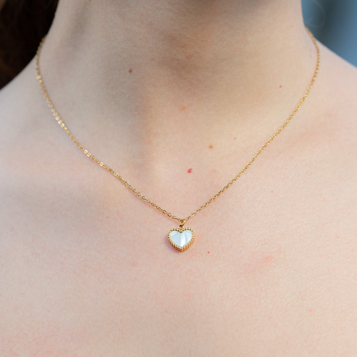 Cadena White Heart Mujer