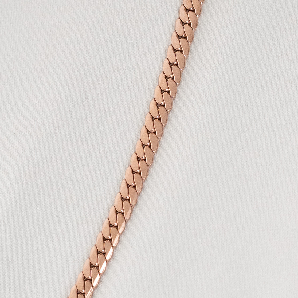Cadena Serpiente Rosa Hombre