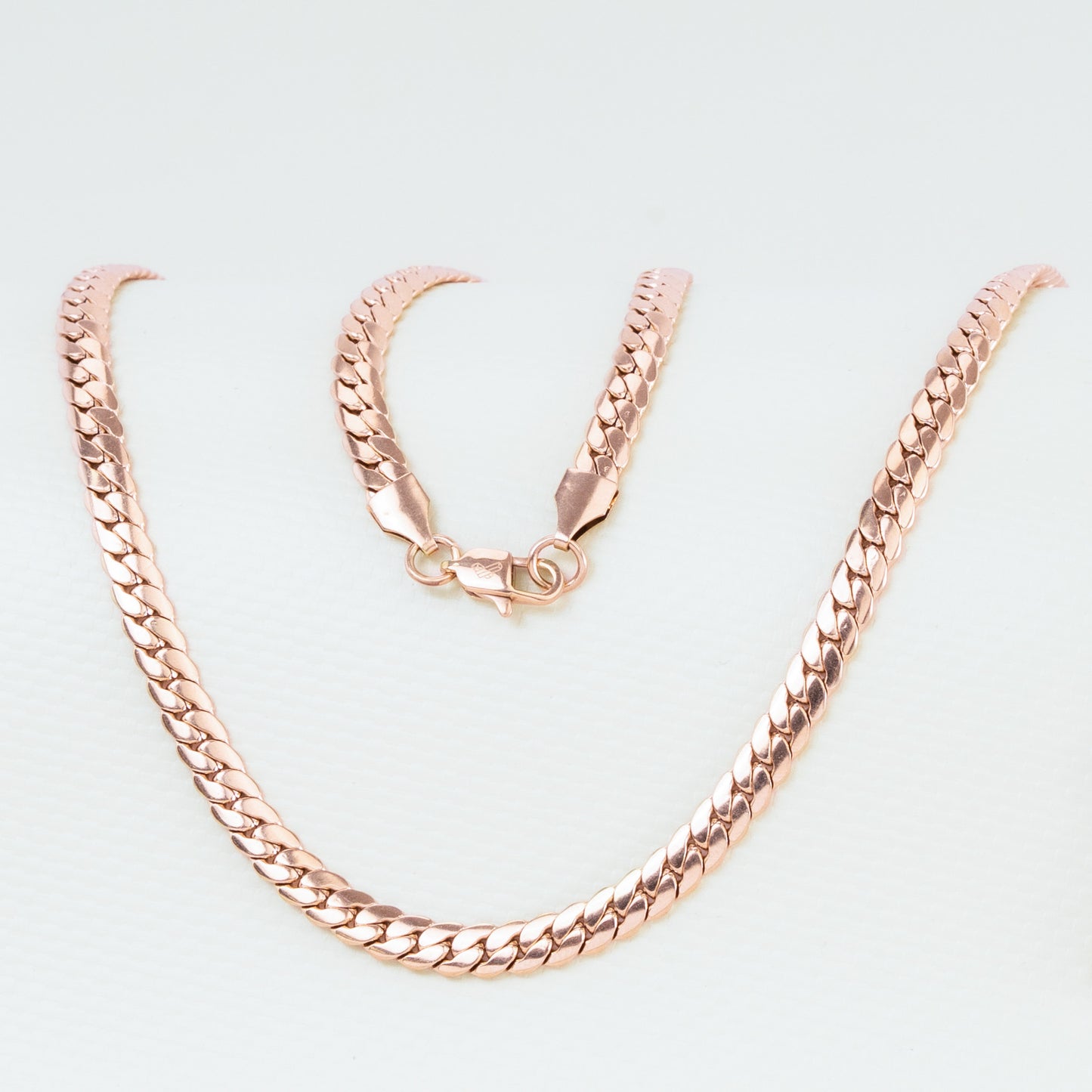 Cadena Serpiente Rosa Hombre