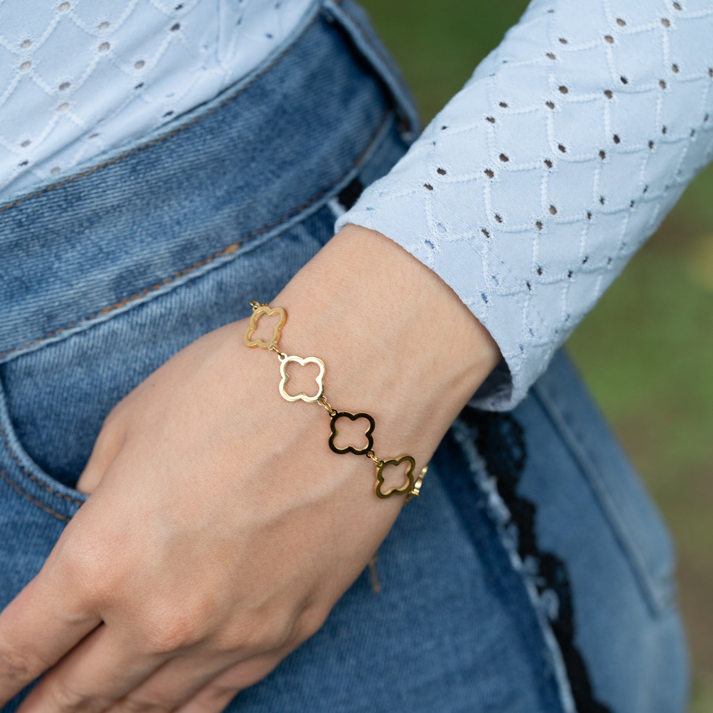 Pulsera Mujer VC Trebol - Ref010