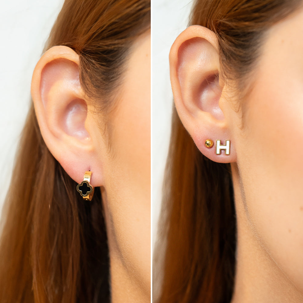 Aretes x 3 Trebol H - Ref39