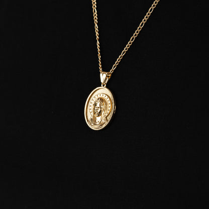 Combo Hombre Cadena Cartier + Dije Virgen