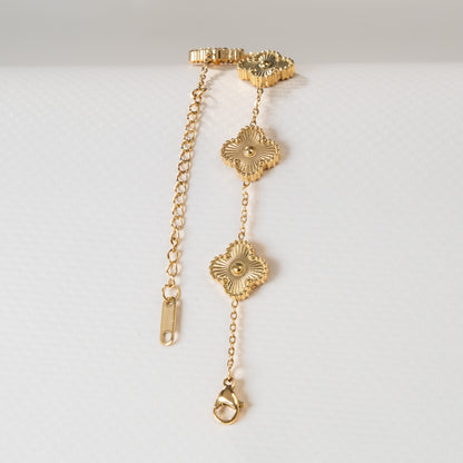 Pulsera Mujer VC Trebol Dorada - Ref009