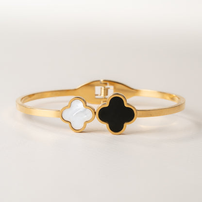 Pulsera Mujer VC Trebol Doble - Ref128