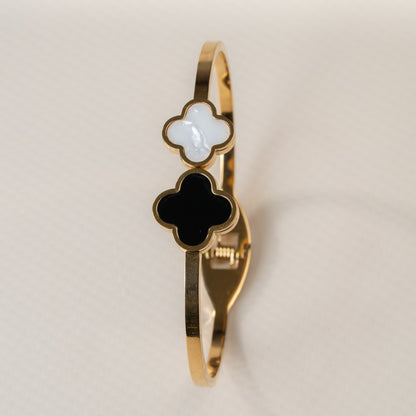 Pulsera Mujer VC Trebol Doble - Ref128