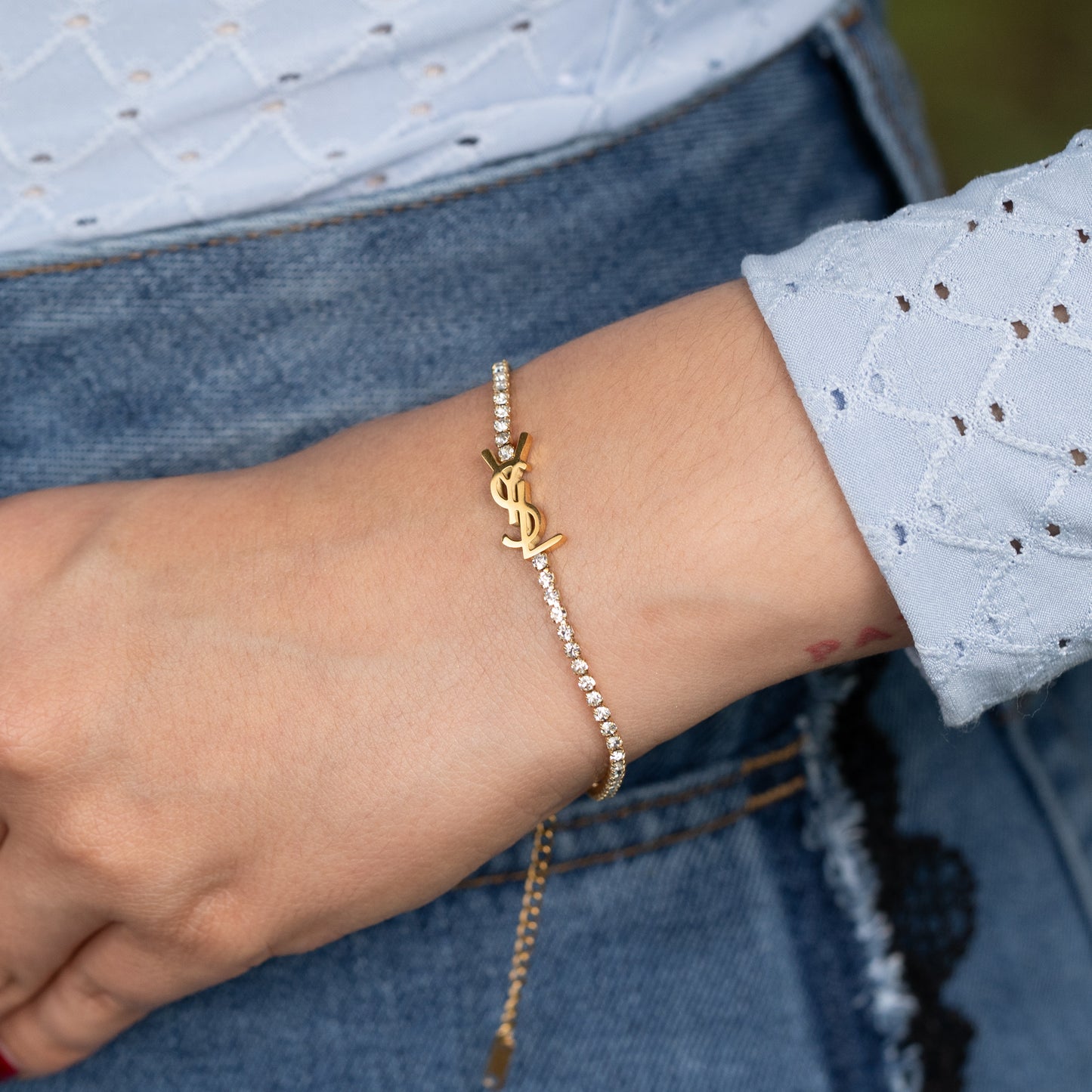 Pulsera Mujer YSL Diamantes - Ref042