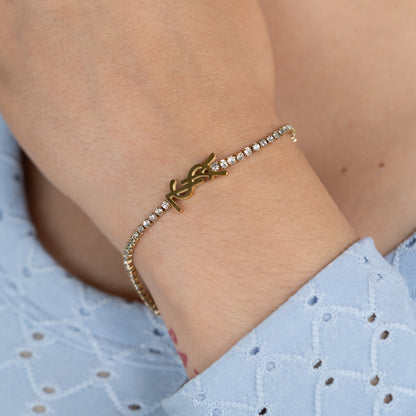 Pulsera Mujer YSL Diamantes - Ref042
