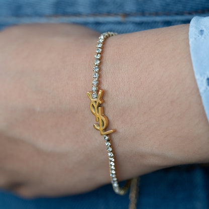 Pulsera Mujer YSL Diamantes - Ref042