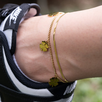 Tobillera Trébol Doble