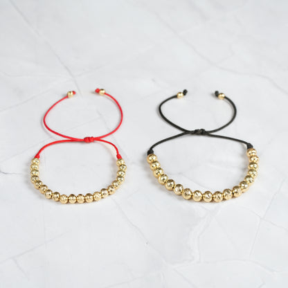 Pack 2 Manillas Diamantadas (Hilo Negro & Hilo Rojo)