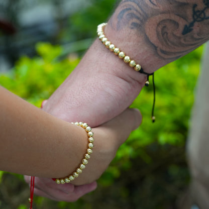 Pack 2 Manillas Diamantadas (Hilo Negro & Hilo Rojo)