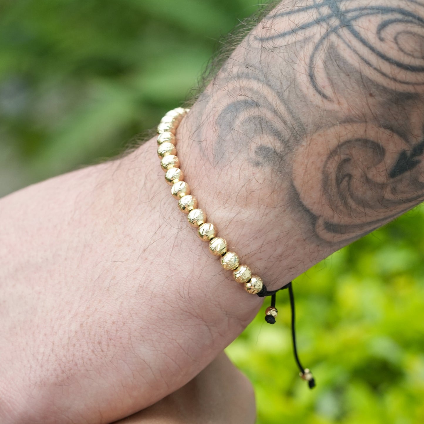 Manilla Hilo Negro Diamantada 18 B