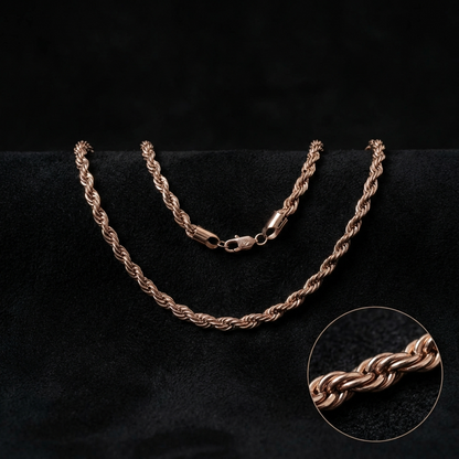 Cadena Lazo Rosa Hombre
