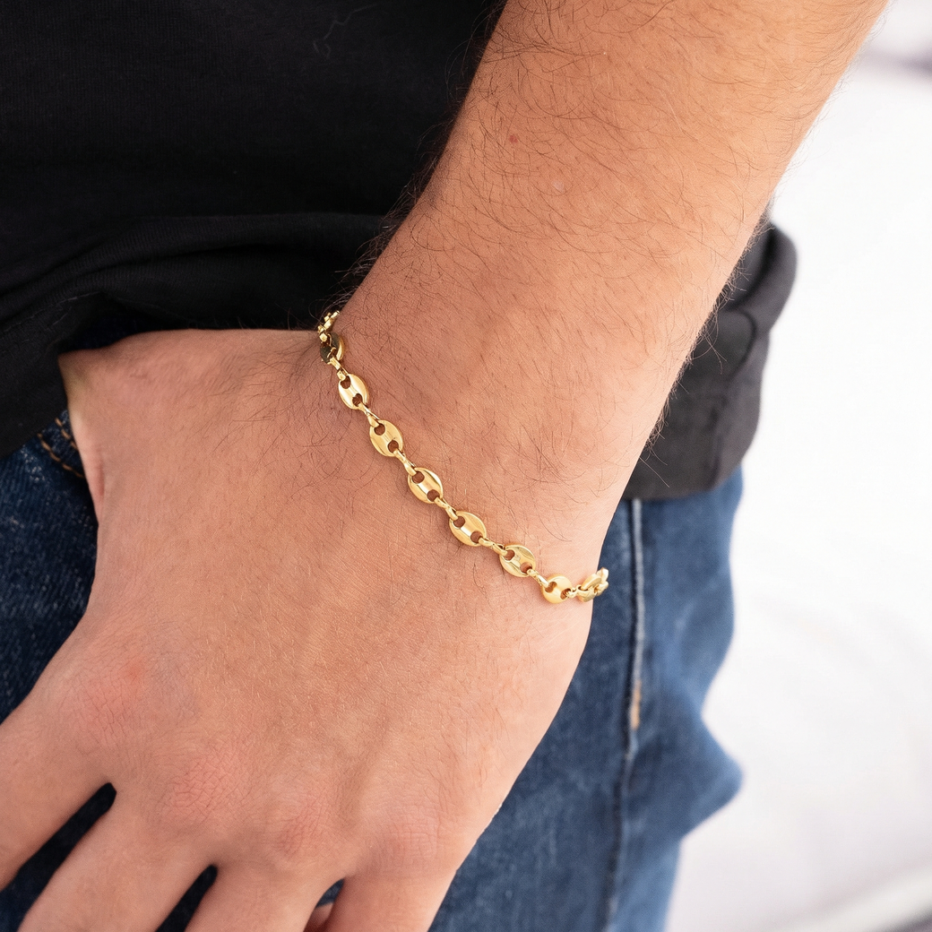 Pulsera Grano de Café Hombre
